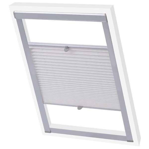 vidaXL Store plissé Blanc U08/808