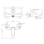 EISL Mitigeur de bain CLAUDIO chrome