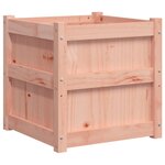 vidaXL Jardinière 50x50x50 cm bois massif douglas