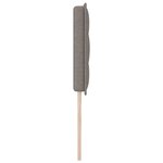 Tête de lit design Lines Taupe 200 cm en tissu