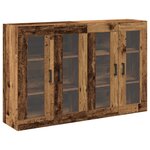 vidaXL Armoires murales 2 Pièces Bois ancien 69 5x34x90 cm Bois d'ingénierie