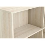 NAGANO Bureau d'angle contemporain décor chene Shannon - L 112 cm