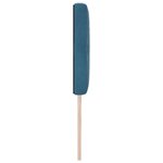 vidaXL Tête de lit LED bouton cristal capitonné bleue foncée 100 cm velours