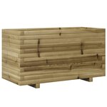vidaXL Jardinière 90x40x49 5 cm bois de pin imprégné