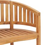 Salon de jardin meuble d'extérieur ensemble de mobilier 5 pièces en forme de banane bois de teck solide 02_0016580
