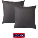 2 taies d'oreiller carrées - 65 x 65 cm - Blanc