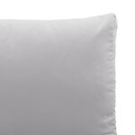 vidaXL Canapé de jardin 2 places avec coussins gris clair