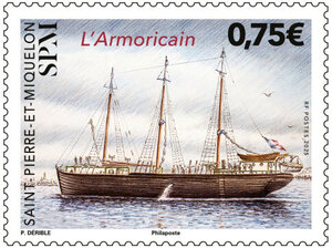 Timbre Saint Pierre et Miquelon - L'Armoricain