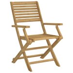 vidaXL Ensemble à manger de jardin 7 Pièces Bois d'acacia solide