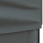 vidaXL Tente de réception pliable avec parois Anthracite 2x2 m