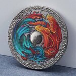 Pièce de monnaie en Meteorite 1 Dollar g 31.1 (1 oz) Millésime 2022 PHOENIX AND DRAGON