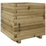 vidaXL Jardinière 50x50x49 5 cm bois de pin imprégné