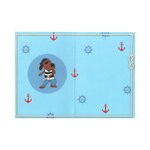 Carte de voeux enfant - anniversaire - gentil pirate