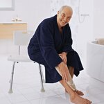 RIDDER Chaise de salle de bain blanc 150 kg A00602101