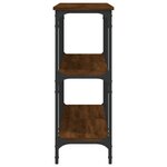 vidaXL Table console chêne marron 150x29x75 cm bois d'ingénierie