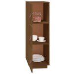 vidaXL Buffet haut Marron miel 34x40x108 5 cm Bois massif de pin