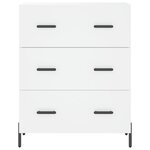 vidaXL Buffet blanc 69 5x34x90 cm bois d'ingénierie