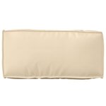 vidaXL Ensemble de coussins de palette 2 pièces en tissu oxford beige