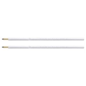 Lot de 2 recharges pour stylo bille rétractable izee bleu pentel