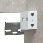 vidaXL Armoire de bain avec miroir gris béton bois d'ingénierie