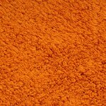 vidaXL Tapis de salle de bain 2 Pièces Tissu Orange