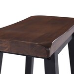 vidaXL Assortiment de bar 3 Pièces MDF Noir