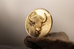 Pièce de monnaie en Or 25000 Togrog g 31.1 (1 oz) Millésime 2025 Wild Mongolia BISON