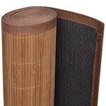 vidaXL Tapis en bambou 160x230 cm Marron
