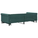 vidaXL Lit de jour avec gigogne et tiroirs sans matelas 100x200 cm