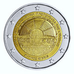 Monnaie 2 euros commémorative chypre 2017 - paphos