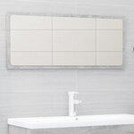 vidaXL Ensemble de meubles de salle de bain 2 Pièces Gris béton Aggloméré