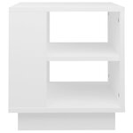 vidaXL Table basse Blanc 40x40x43 cm Bois d'ingénierie