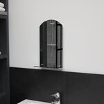 vidaXL Miroir mural avec étagère 20x40 cm Verre trempé
