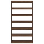 vidaXL Bibliothèque Chêne marron Bois d'ingénierie 100 x 30 x 198 cm