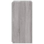 vidaXL Meuble TV mural avec lumières LED sonoma gris 30 5x35x70 cm