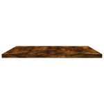 vidaXL Étagères murales 4 Pièces chêne fumé 60x40x1 5cm bois d'ingénierie