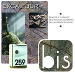 Numéro 6 - Numéro adhésif pour boîtes aux lettres- Pierre véritable 50 mm  Excalibur
