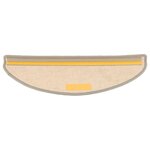 vidaXL Tapis d'escalier auto-adhésifs 15 Pièces Argenté 65x21x4 cm