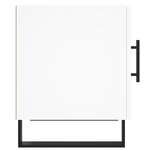 vidaXL Tables de chevet 2 Pièces blanc 40x40x50 cm bois d’ingénierie
