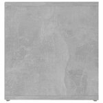 vidaXL Meuble TV gris béton 72x35x36 5 cm bois d’ingénierie