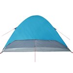 vidaXL Tente familiale à dôme 6 personnes bleu imperméable