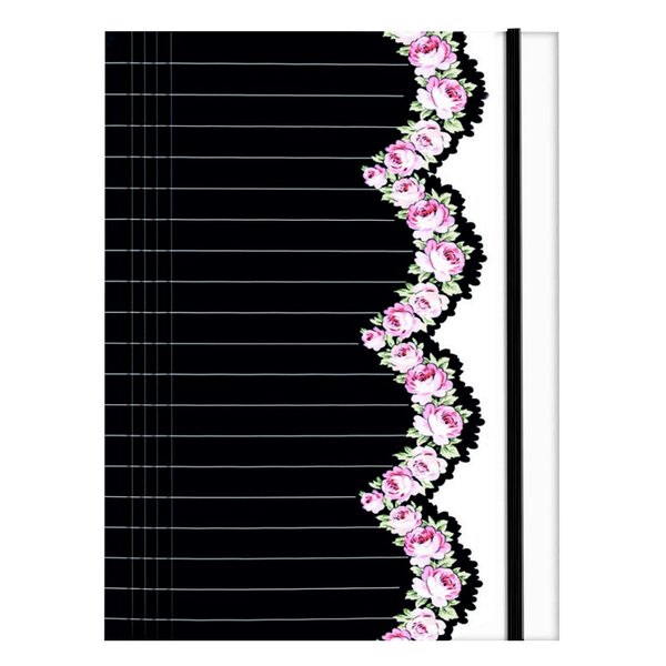 Chantal thomass : chemise élastiques 3 rabats 24x32cm - design fleurs