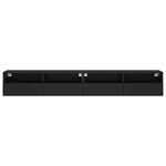 vidaXL Meubles TV muraux 2 Pièces noir 100x30x30 cm bois d'ingénierie