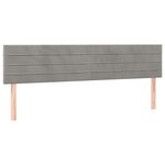 vidaXL Sommier à lattes de lit et matelas gris clair 120x190cm velours