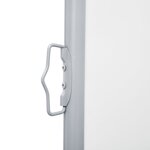 vidaXL Auvent latéral rétractable Crème 140 x 1000 cm