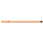 Stylo feutre dessin pen 68  orange clair stabilo