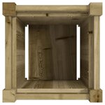 vidaXL Jardinières 2 Pièces bois de pin imprégné