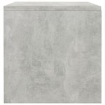 vidaXL Tables de chevet 2 Pièces Gris béton 40x30x30 cm Bois ingénierie