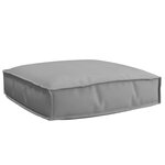 vidaXL Coussin de Palette pour Siège Gris 60x60x12 cm Tissu Oxford