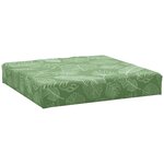 vidaXL Coussins de palette lot de 3 motif de feuilles tissu Oxford